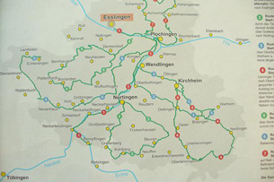 Landkreis Esslingen - Kreiskarte