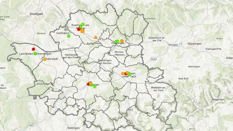 Wenn Sie auf diesen externen Link klicken, gelangen Sie auf arcgis mit der Übersicht zu den Standorten